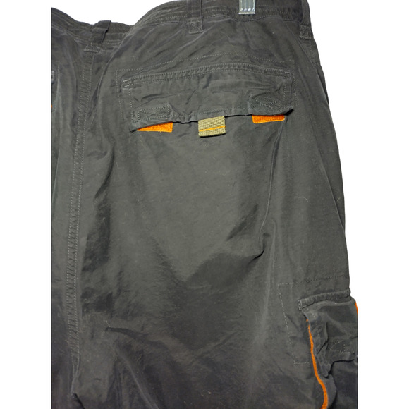 Abercrombie & Fitch Paratroops Mens Cargo Shorts Drawstring Pockets Blue Medium - Picture 9 of 9